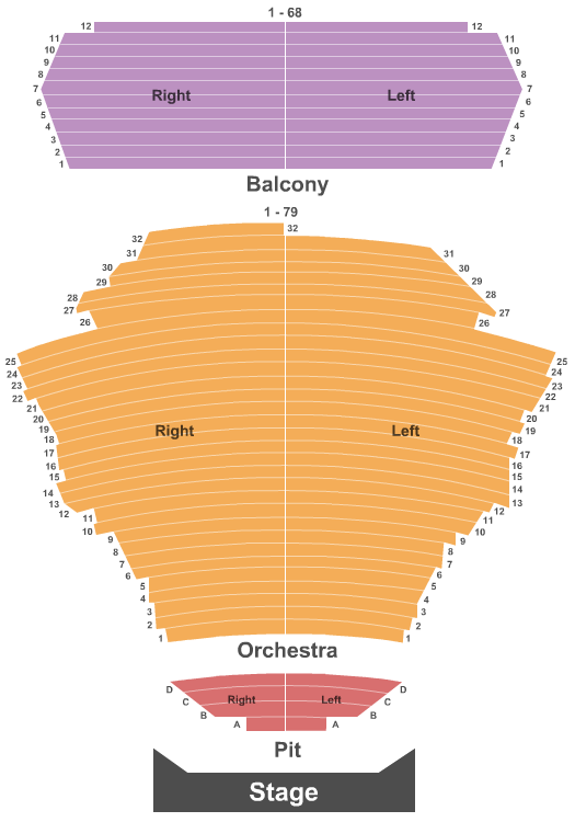 San Jose Center For The Performing Arts Book of Mormon Seating Chart