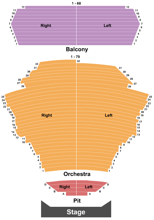 San Jose Center For The Performing Arts Book of Mormon Seating Chart